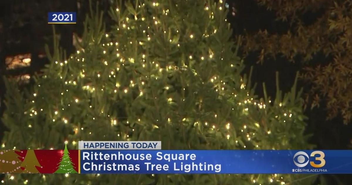 Rittenhouse Square Christmas tree will be lit Wednesday night CBS