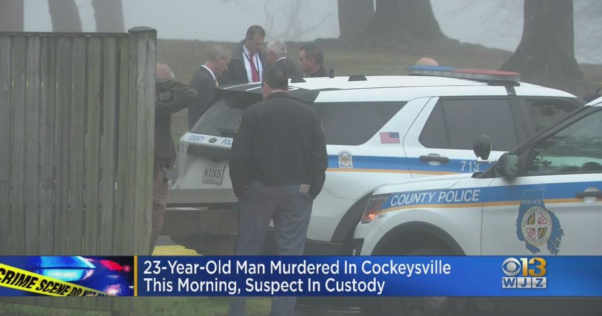 Arrest made in deadly shooting at Cockeysville apartment complex CBS