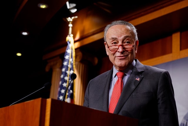 Senate Leader Schumer Discusses Warnock Win In Georgia Run0ff Election 