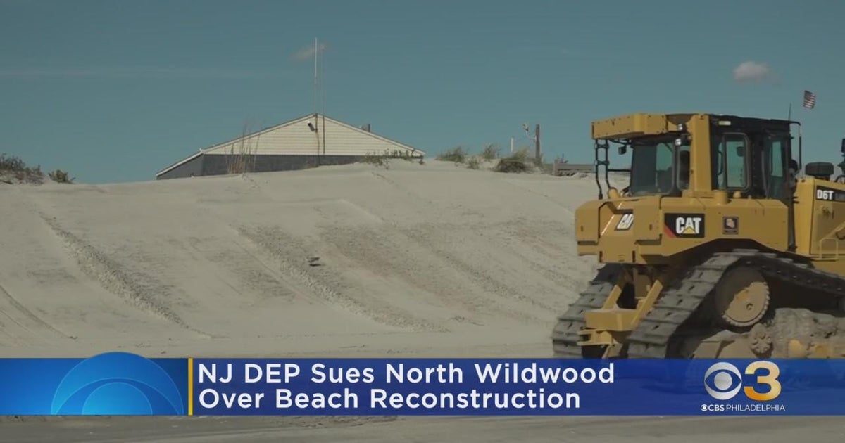NJ DEP sues North Wildwood over beach reconstruction CBS Philadelphia