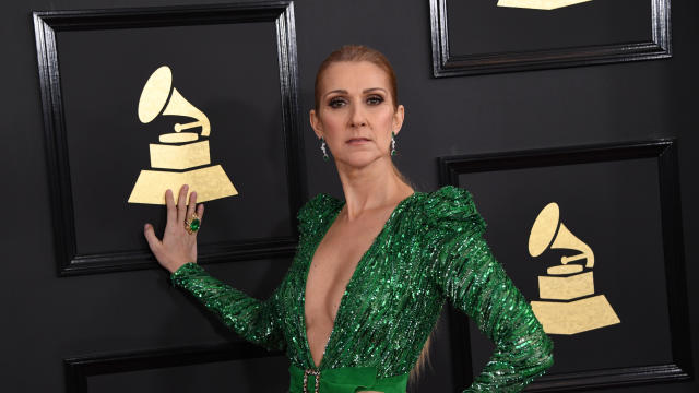 Celine Dion at the Grammy Awards in 2017 