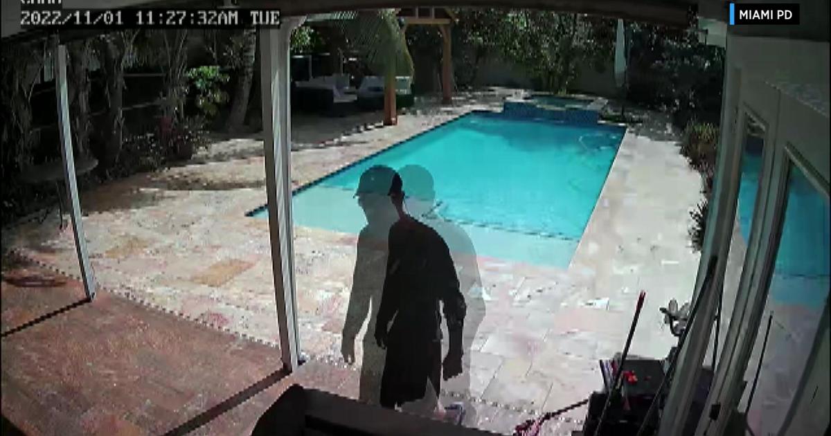 Miami Police: Man Caught On Video Burglarizing Home, Wearing Victim's ...