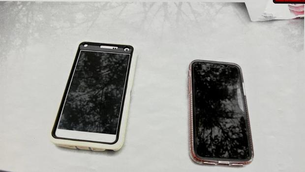 Mengqi and Joe's cellphones 