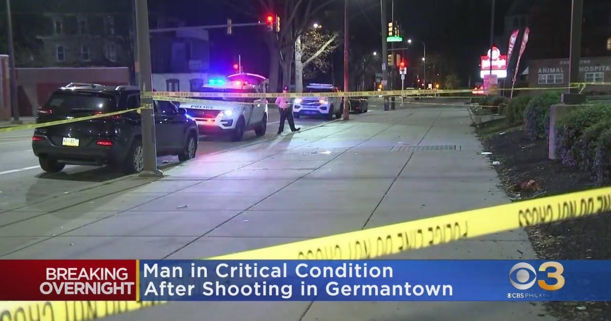 Man critical after shooting outside Germantown restaurant CBS