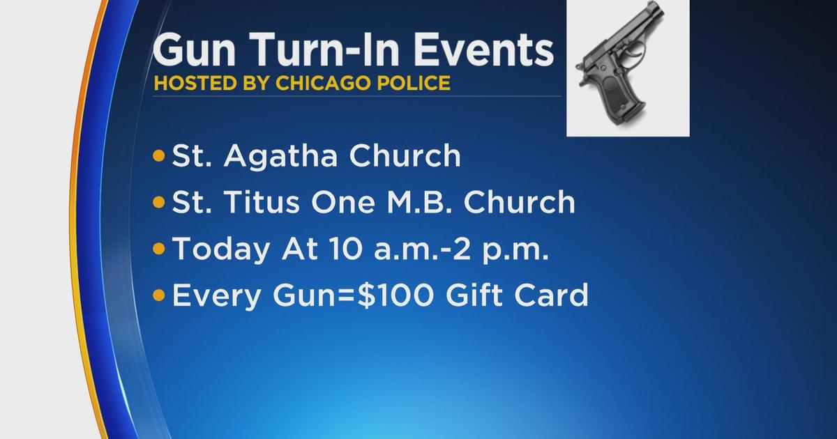 CPD hosting las gun turnin event of the year CBS Chicago