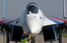 Sukhoi Su-35S military fighter jet 