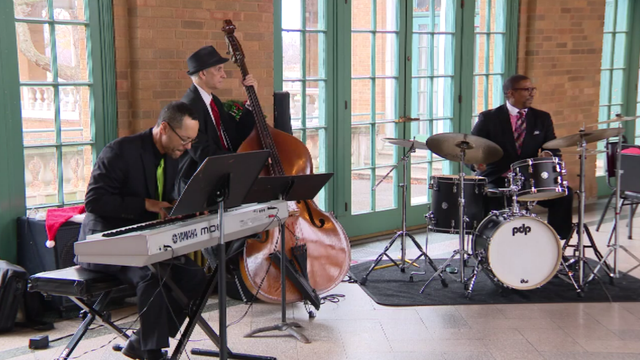 West Side families "jingle and mingle" with veterans 