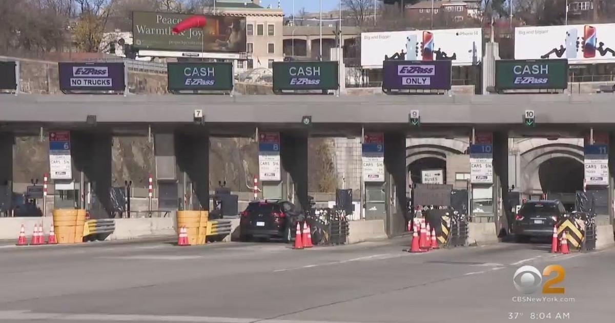 Lincoln Tunnel switches to cashless tolls CBS New York
