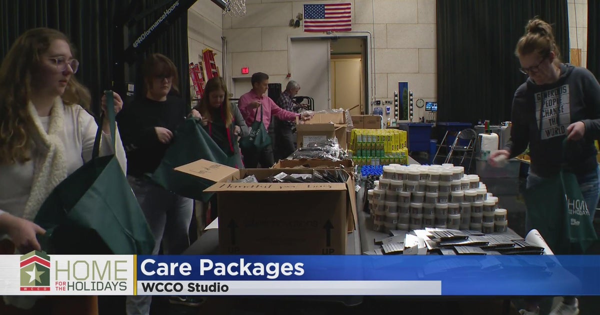 WCCO makes care packages for homeless veterans CBS Minnesota