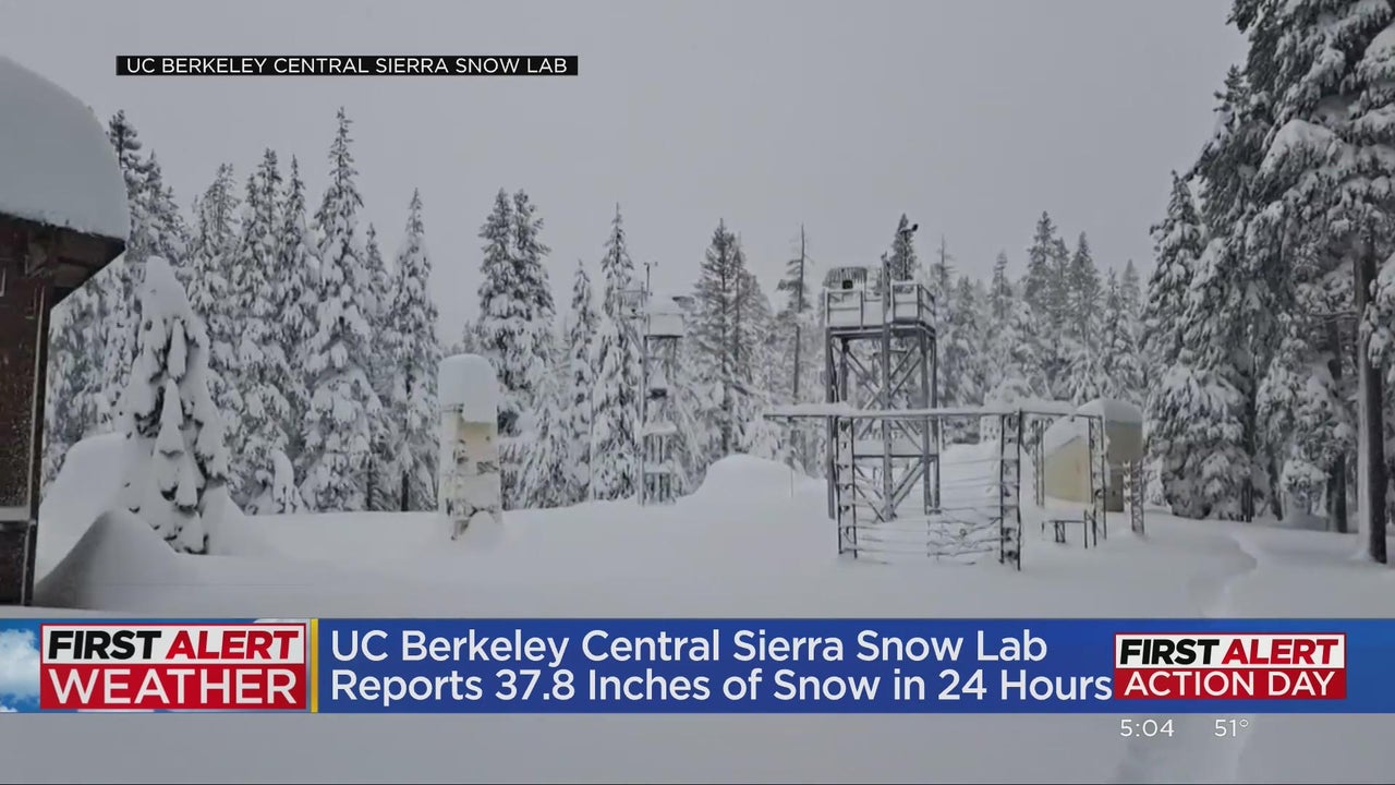 More than 37 inches of snow in 24-hour span reported at UC Berkeley Central  Sierra