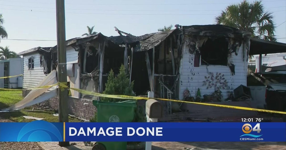 Two folks hospitalized immediately after their Davie mobile household caught hearth