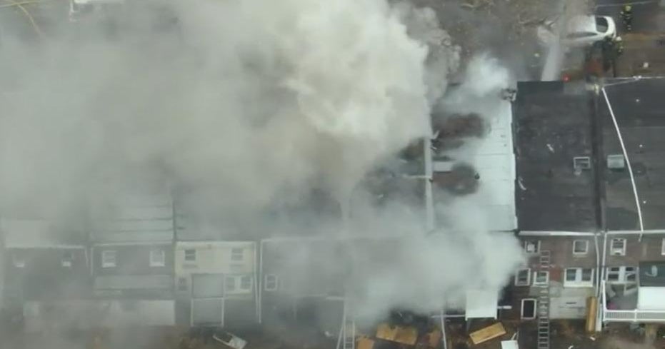 Crews place 2-alarm fire in Frankford under control - CBS Philadelphia