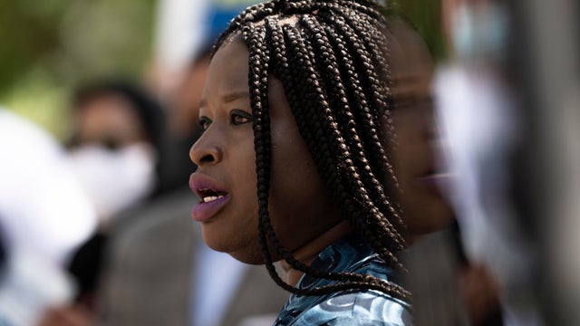 Congressional Challenger Antone Melton-Meaux Holds News Conference In Minneapolis 