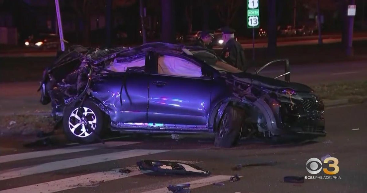 Teen killed in deadly crash involving stolen car - CBS Philadelphia