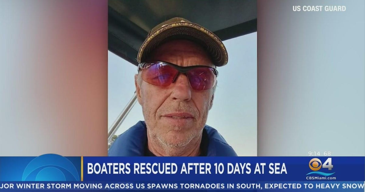Keys bound boaters found after missing for 10 days - CBS Miami