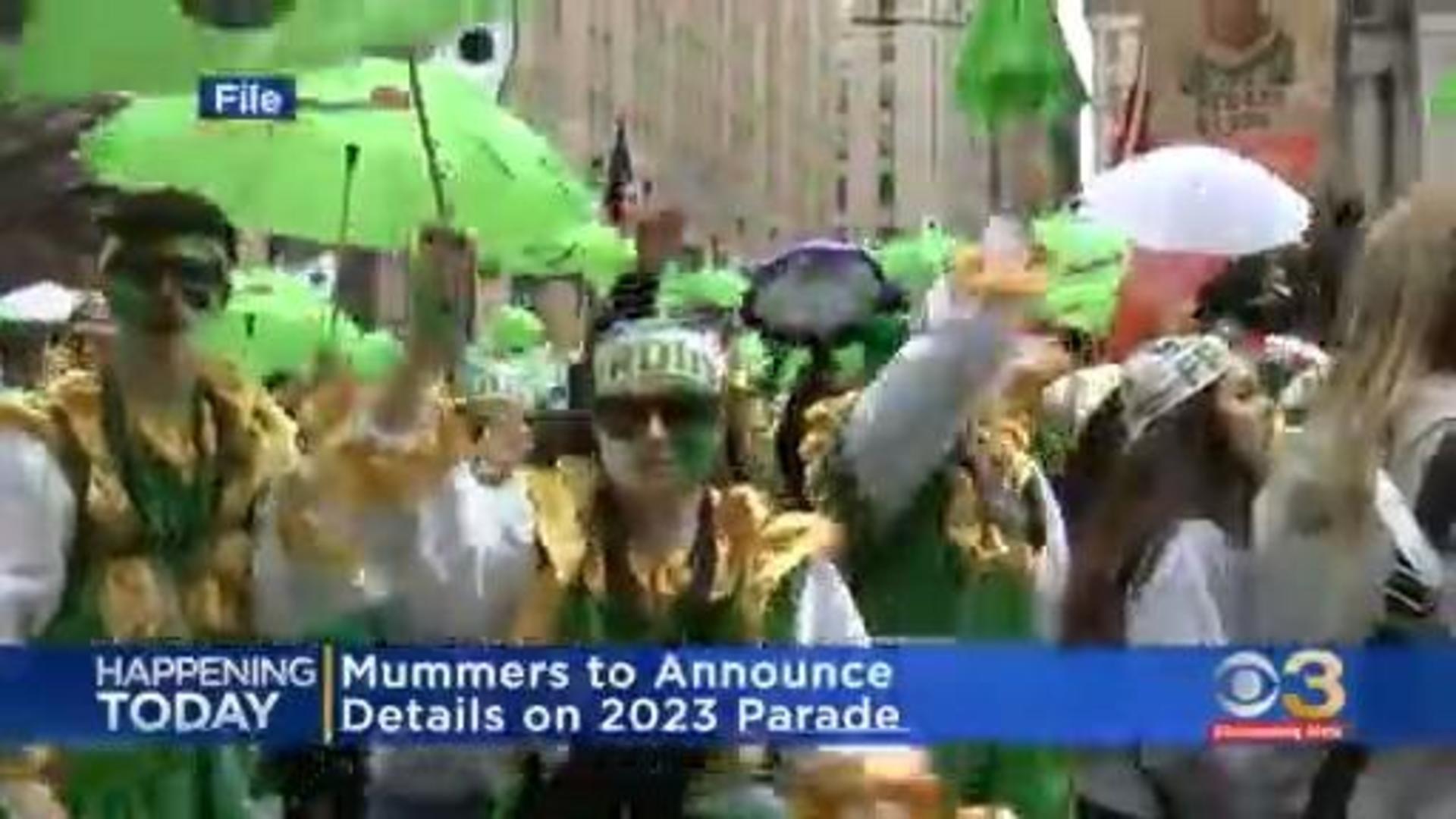 Mummers to announce details about upcoming 2023 parade