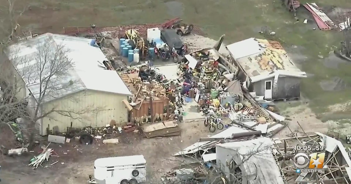 Collin County town of Blue Ridge hit by 2nd tornado this year CBS Texas
