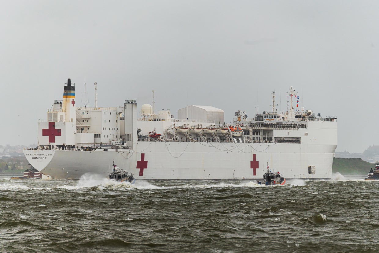 High seas off Haiti send 19 from USNS Comfort hospital ship overboard ...