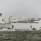 19 from U.S. Navy hospital ship go overboard during Haiti operation