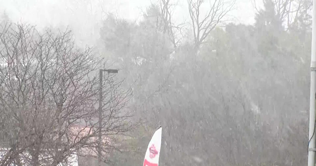 Snow moves through Allentown - CBS Philadelphia