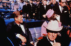 John and Jackie Kennedy with John Connally in Automobile 