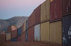Shipping Containers Along US-Mexico Border Draws Protest From Environmental Activists 