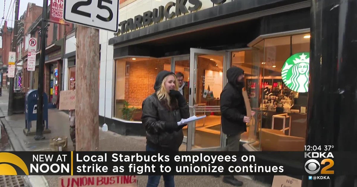 Pittsburgh Starbucks store shuts down for day amid 3day strike CBS