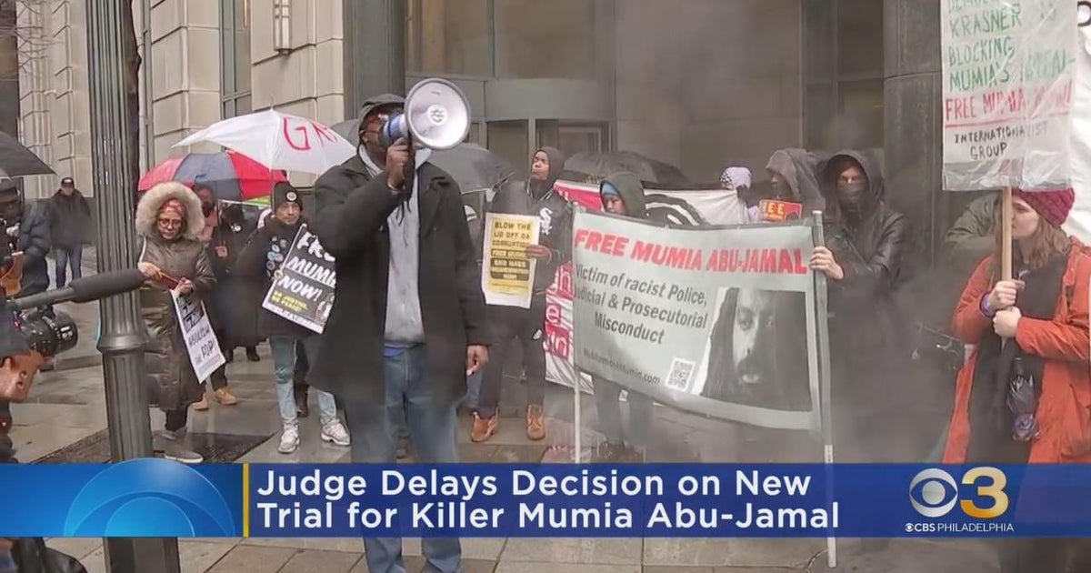Judge delays decision on new trial for Mumia Abu-Jamal - CBS Philadelphia