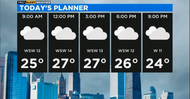 First Alert Weather: Cloudy with more snow flurries - CBS Chicago