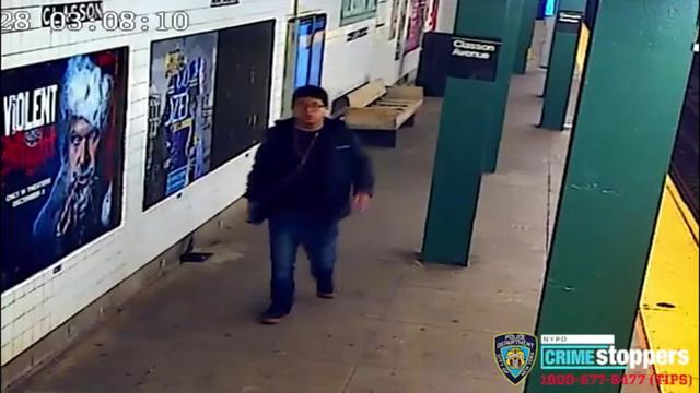 Surveillance video of a man wanted in connection to an attempted rape. 