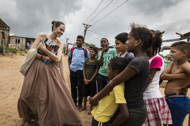 UNHCR Special Envoy Angelina Jolie Visits Colombia 
