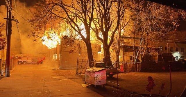 Firefighters battle two-alarm fire in downtown Sacramento