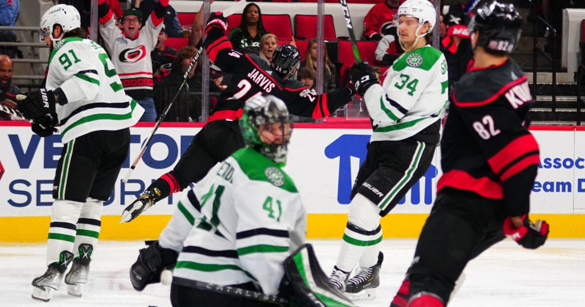 Necas' OT Goal Lifts Hurricanes Past Stars 5-4 In Overtime - CBS Texas