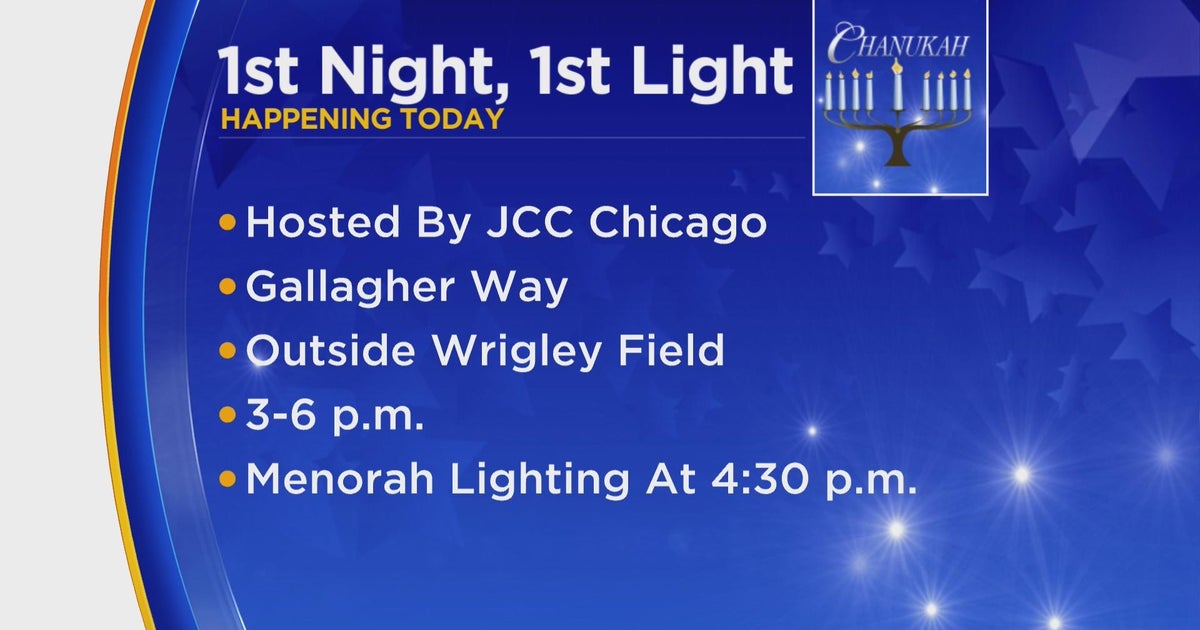 First Night, First Light at Gallagher Way tonight - CBS Chicago