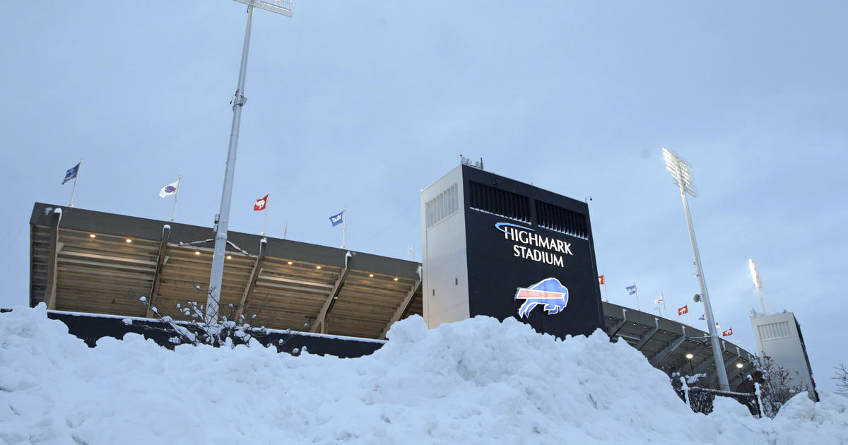 Bills' Highmark Stadium Covered In Several Feet Of Snow As Storm