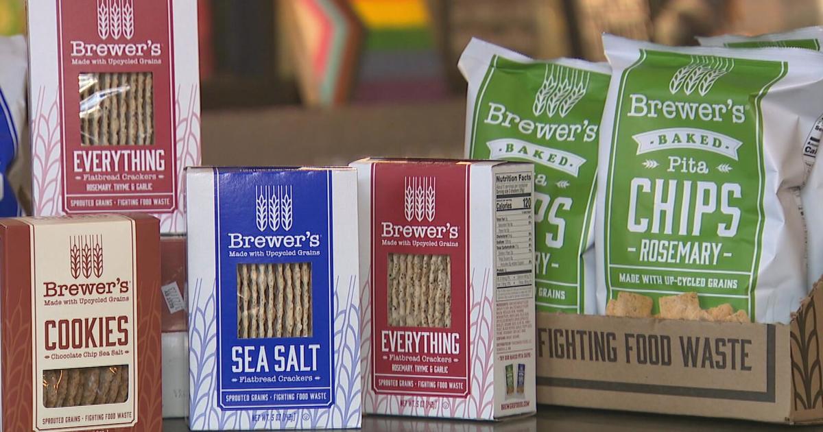 Massachusetts chef turning spent grain into snacks in effort to reduce food waste