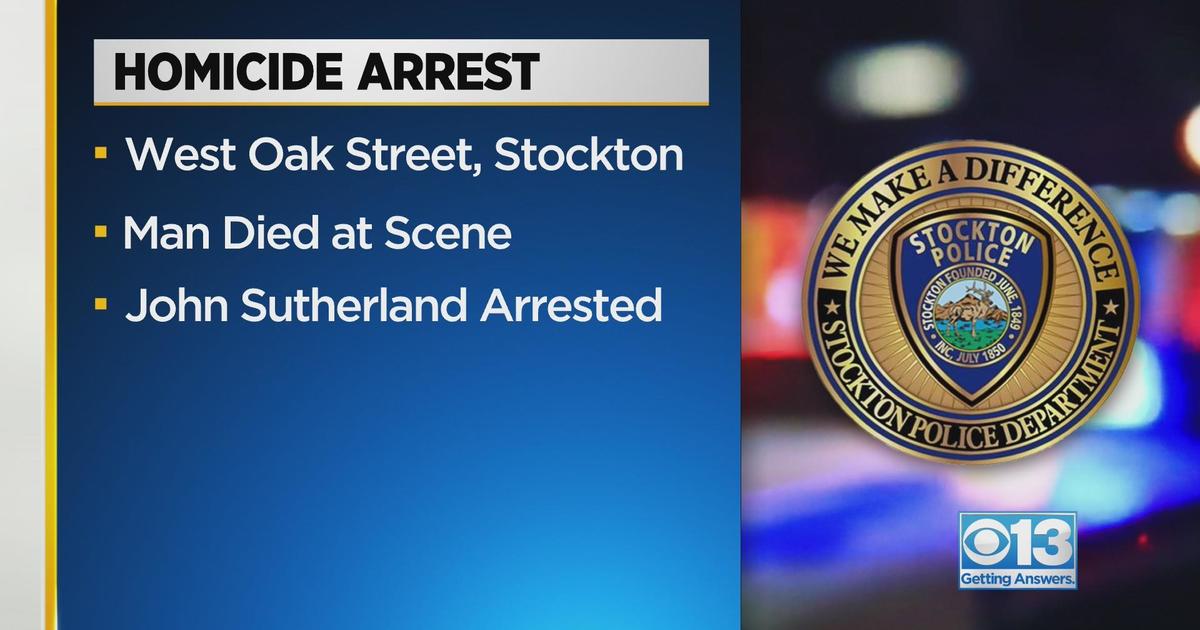 Stockton Homicide Suspect Arrested - CBS Sacramento