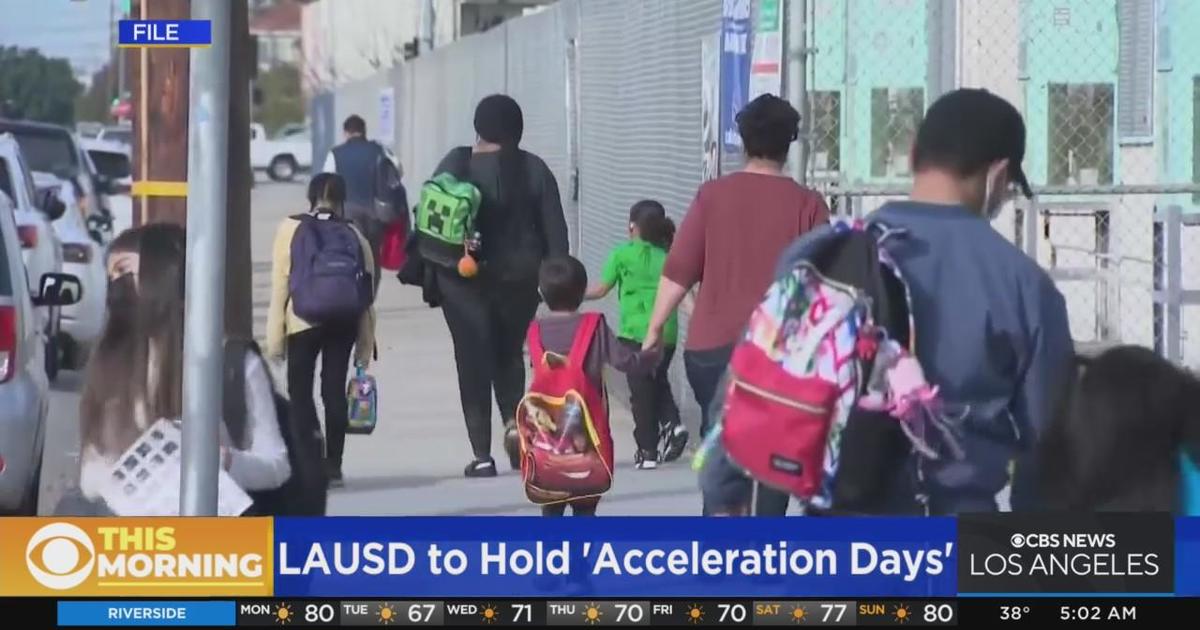 LAUSD offers 'acceleration days' during winter break CBS Los Angeles