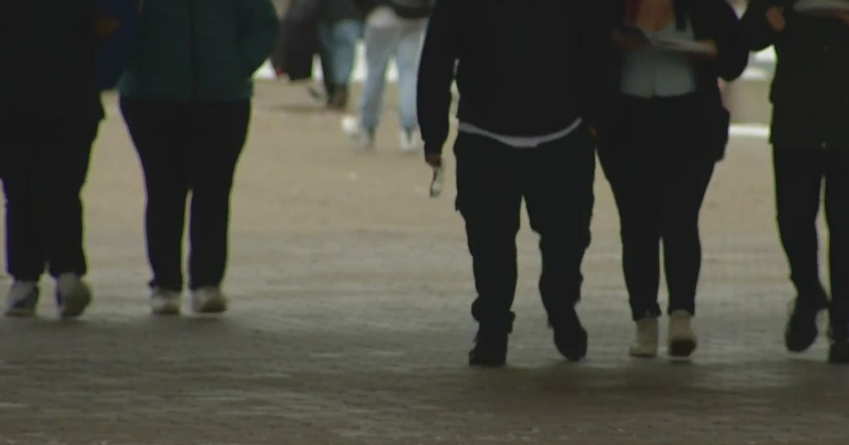 Students returning to Benito Juarez Community Academy with extra