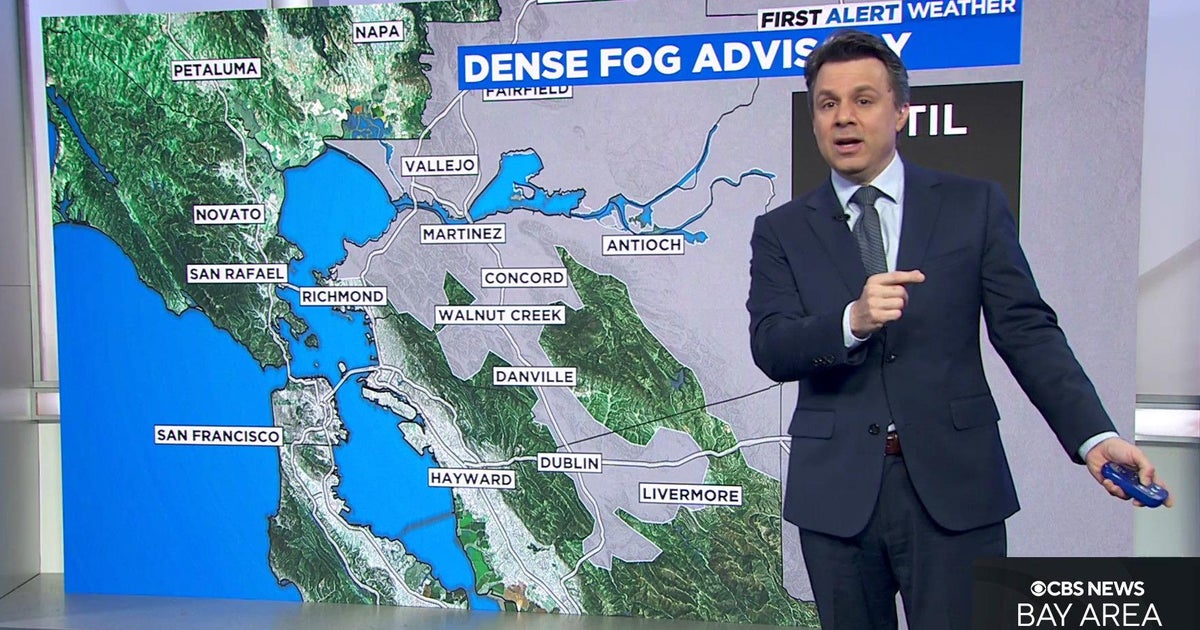 First Alert Weather Sunday Night Forecast - CBS San Francisco