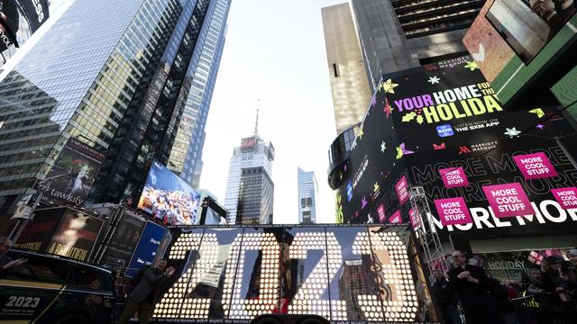 Times Square New Year's Eve 2023 Celebration - Numeral Arrive 