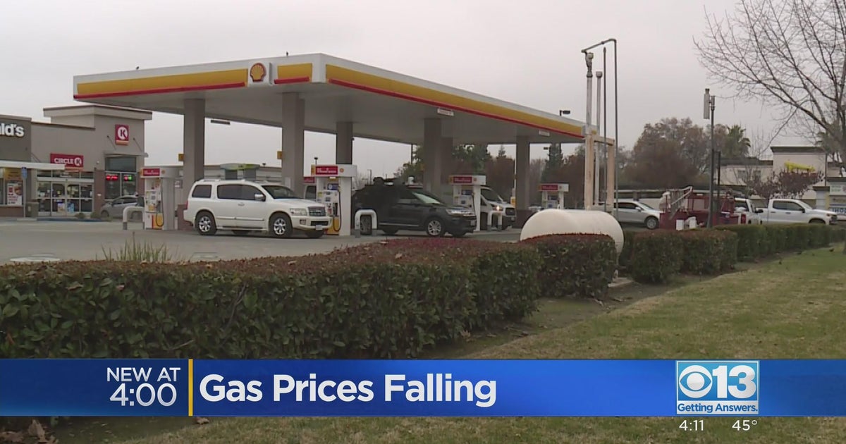Gas prices falling just in time for holidays