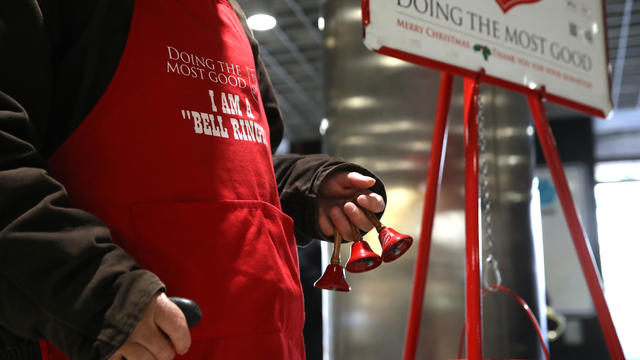 Salvation Army In San Francisco Launches Annual Red Kettle For Holiday Donations 