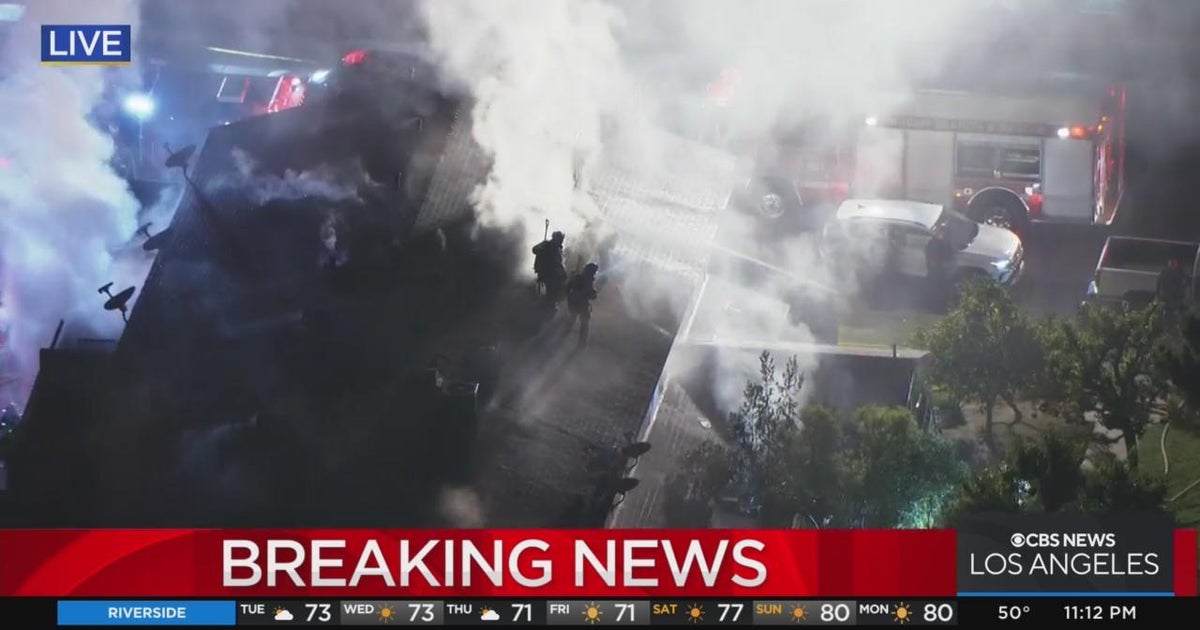 3rd Alarm fire breaks out in Downey CBS Los Angeles