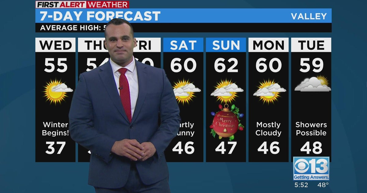 Sacramento evening weather forecast - Dec. 20, 2022