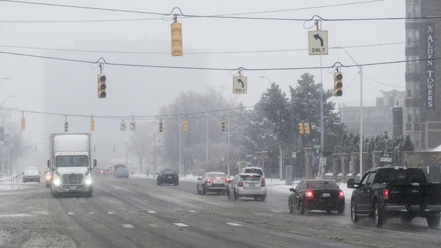 Winter Storm Packing Snow, Freezing Rain Moves Across U.S. 