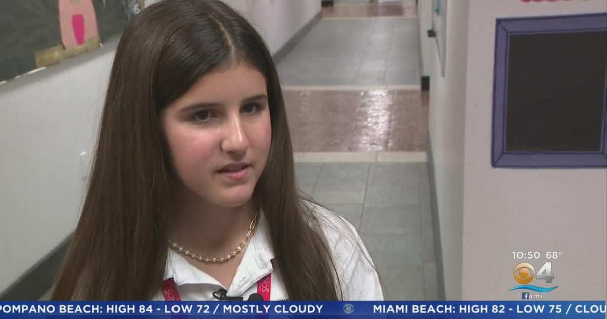 Somerset Academy’s Angie Rossi, a 7th grader who leads by example