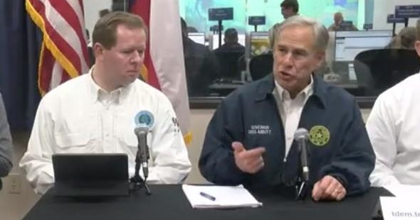 Gov. Abbott holds press conference ahead of winter weather in Texas ...