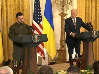 Biden and Zelensky put their united front on display after historic White  House meeting, News