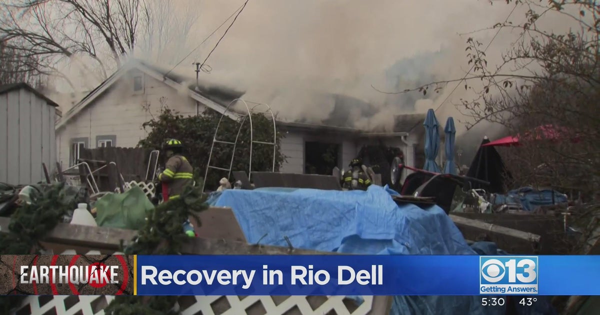 Recovery efforts underway in Rio Dell following earthquake